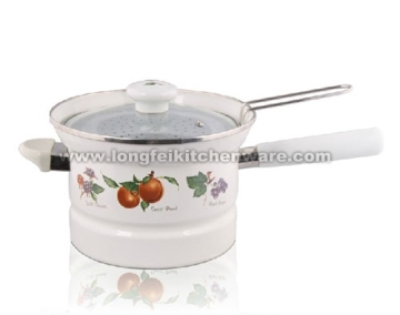 22cm Enamel Steamer/Steamer Pot/Enamel Pot/Enamel Cookware/Steamer