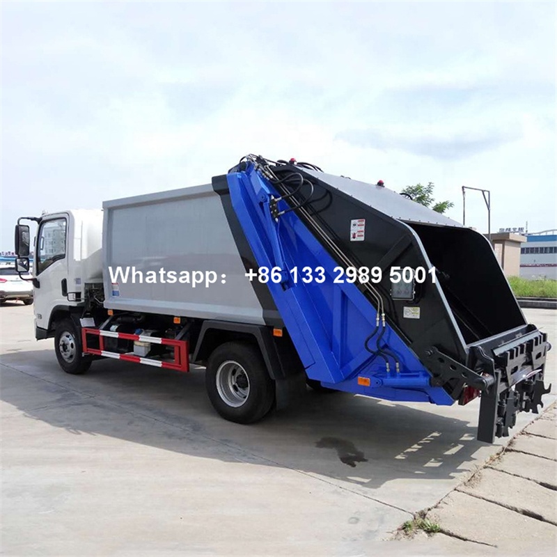 Faw 5tons Loading Waste Compactor Truck Mini Garbage Vehicle In Qatar, High Quality Faw 5tons