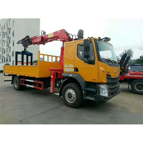 Dongfeng Truck Crane Dengan 6-8Ton Crane