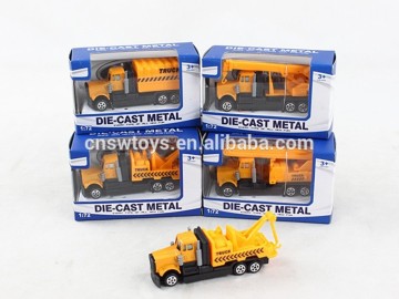 die cast model mini Trucks and crane trucks and trailers mix