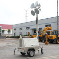 Reliable quality 7m mast 4x1000W Towable Mobile Light tower