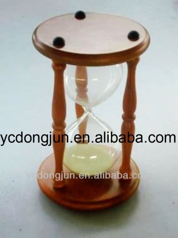 brass antique hourglass sand timer