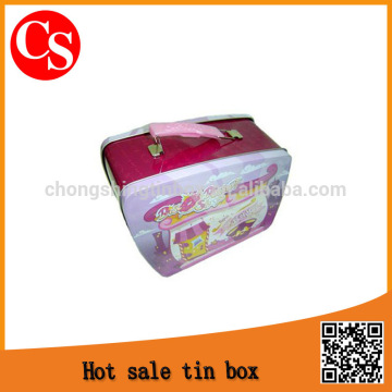 irregular shape lunch tin box