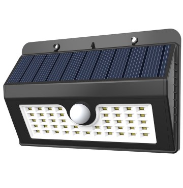 45Leds Solar Sensor Powered Wall mounted hanging basket with solar light