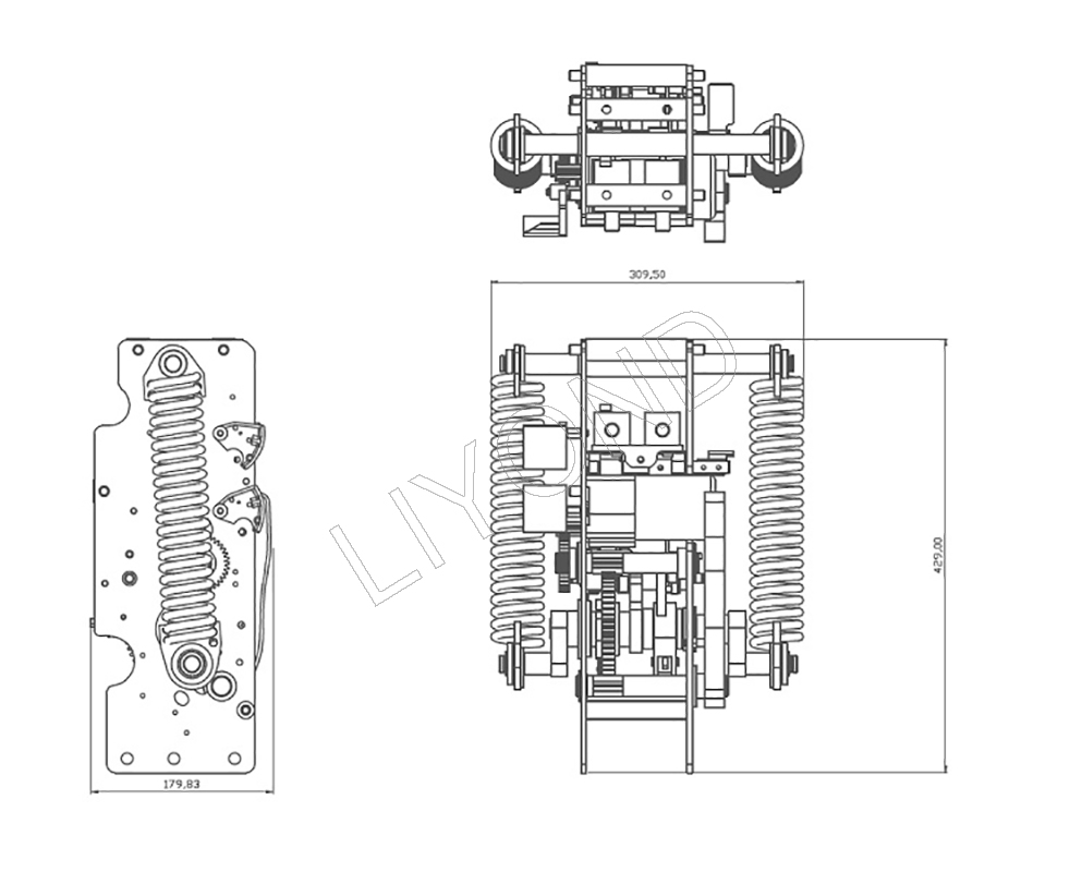 36KV spring VSG operating mechanism for VCB