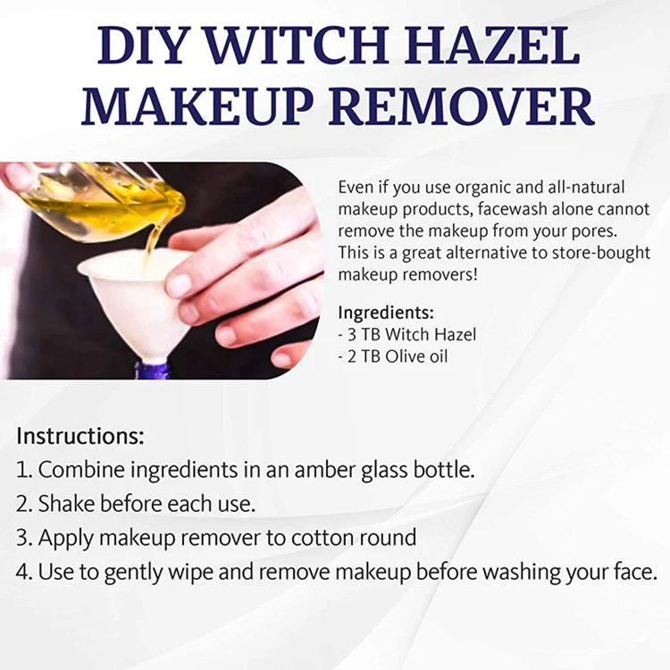 Custom Pure Natural Botanical Facial Skin Care Witch Hazel Toner