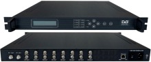 satellite to DVB-T Modulator (8*DVB-S/S2 in,3*DVB-T RF out)