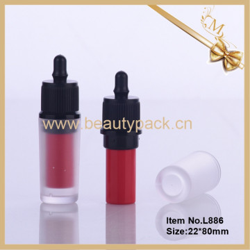 Custom 2016 empty black makeup lipsticks matte tubes