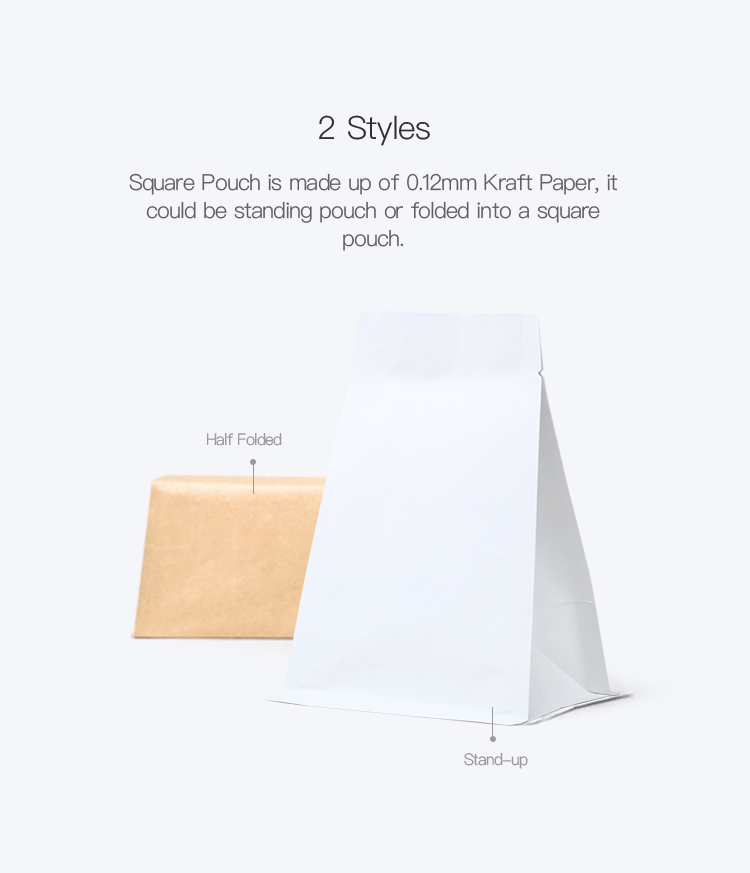 2017 Hot Sale storage foldable kraft paper bag NO GLUE