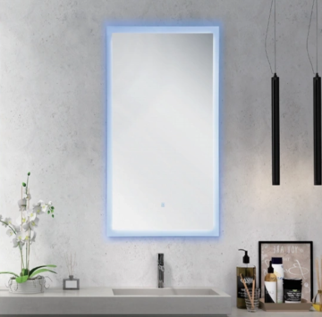 Waterproof LED bathroom mirror