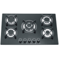 5 Burners Tempered Glass Surface Gas Hob