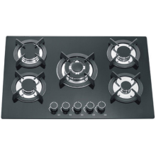 5 Burners Tempered Glass Surface Gas Hob