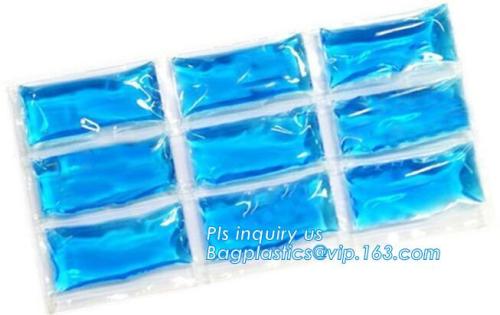 summer cooling pain relief PE cool gel pack, reusable ice gel pack cool pack, medical ice pack/ easy ice pad/ cool pack