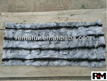 100% Real Scrap Rex Rabbit Fur Plate For Garments