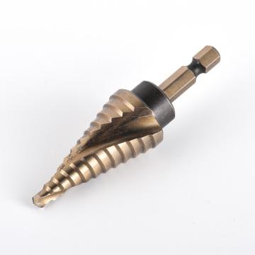 Amber Step Drill Bit με σπειροειδές φλάουτο