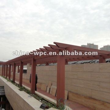 wood plastic composite products pergola