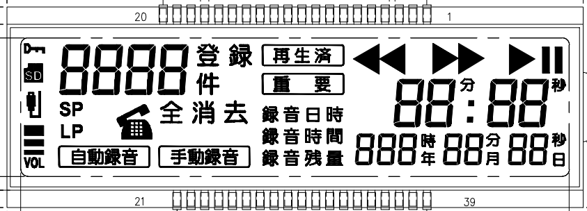 Medical Transparent Liquid Crystal LCD Display