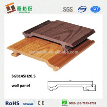 exterior decorative wpc prefabricated wall panels / external wall cladding
