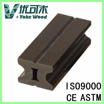 Wood plastic keel beam