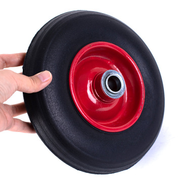 8 inch solid rubber wheel rubber caster wheels rubber wheels for trolley