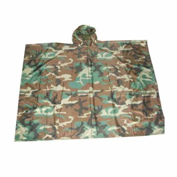 Camouflage Rain Poncho