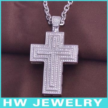 HWMCP1319 micro pave setting cross jewellery pendant