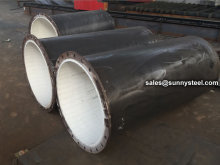 Large Diameter Ceramic Patch Composite Pipe