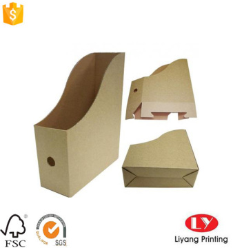 Brown Self-Folded Corrugated File Holder