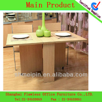 modern Multi-function foldable table wooden dining table dining room table