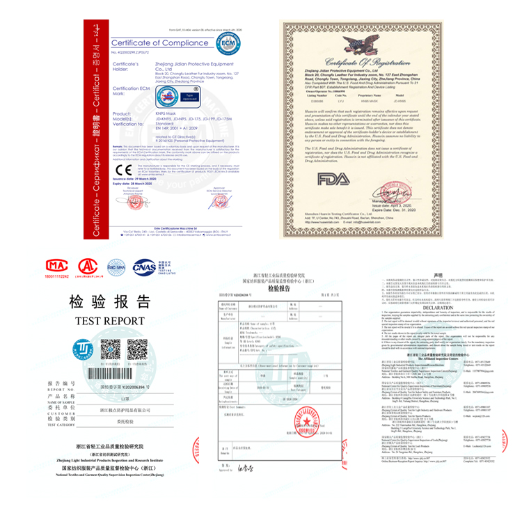 CE FDA Of N95 Mask With Valve