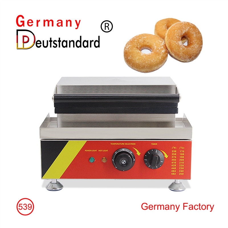 वाणिज्यिक डोनट वफ़ल निर्माता इलेक्ट्रिक डोनट बेकिंग आयरन वफ़ल मशीन (6 पीएससी)