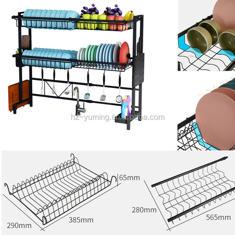 Adjustable And Reinforced 2019 New Arrival Kitchen AccessoriesOf Kitchen Storage Rack,Kitchen Organizer Rack