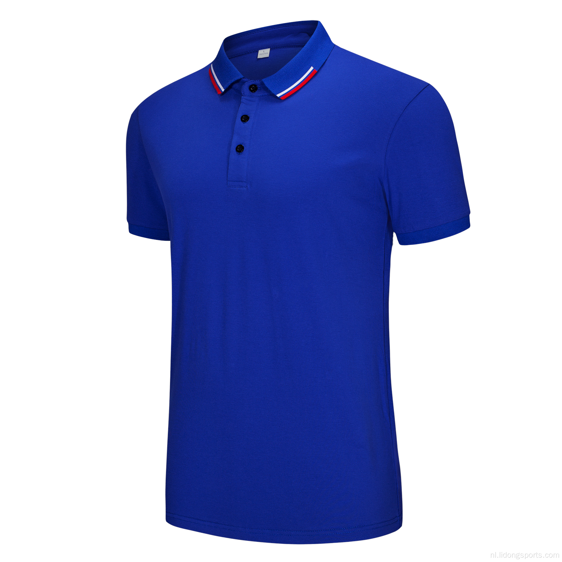 Hoogwaardige vrouwen mannen golfpolo shirt