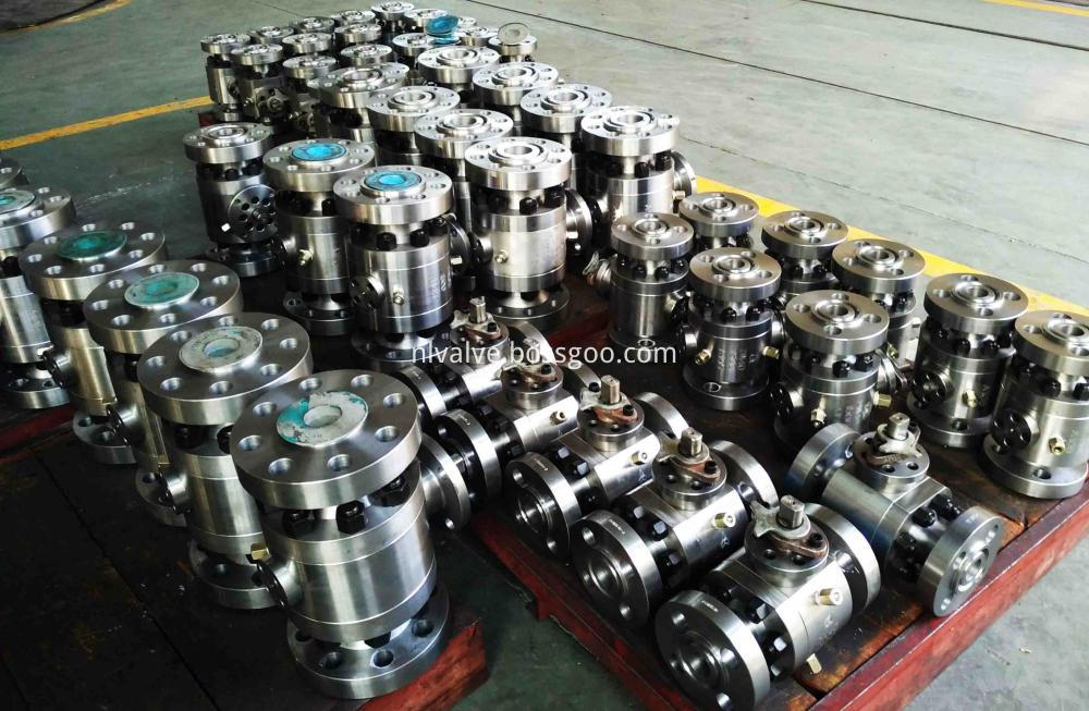 Two Pcs Forged Steel Hard Seal Ball Valve