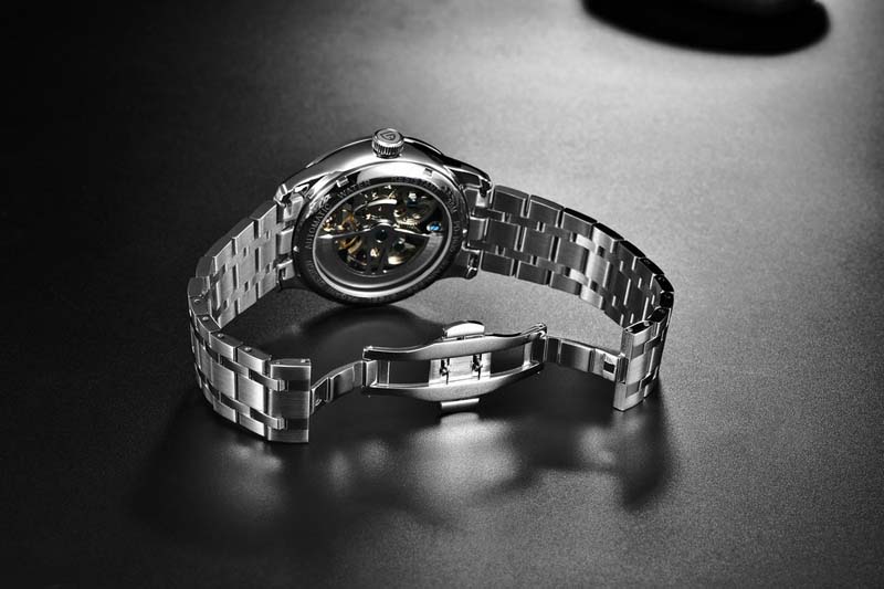 BENYAR Top Mannen Hoge Kwaliteit Horloges Luxe Lederen Horloges Mode Goed-design Skeleton Mechanisch Horloge Waterdicht