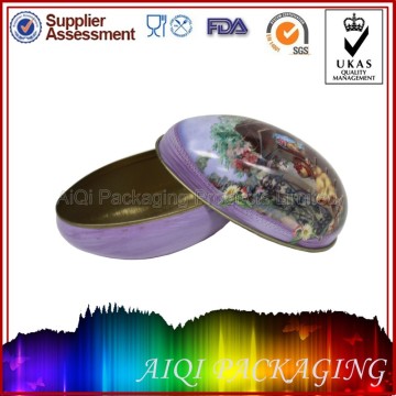 Oval Candy Tin Box