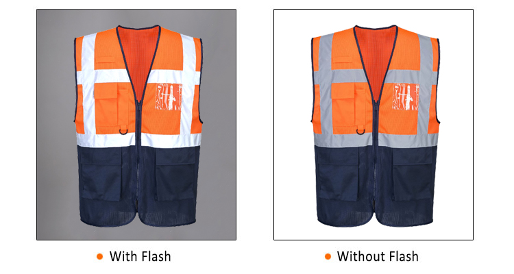 High visibility reflective security custom safety runing vest with logo