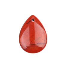 Red Jasper 18x25mm Teardrop Stone Pendant for Making Jewelry