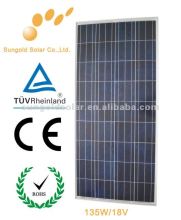 importing solar panel 135W with monocrystaline sillicon