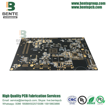 8 Layers HDI PCB FR4 Tg170 ENIG 3U" BGA Buried/Blind Hole