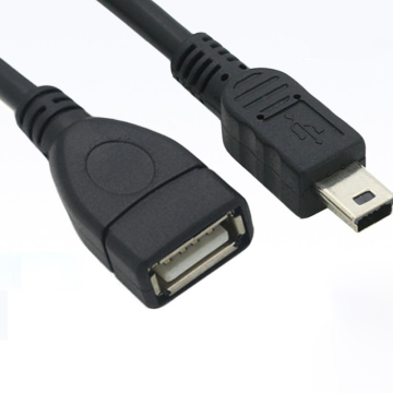 USB A Female to MINI USB OTG Cable