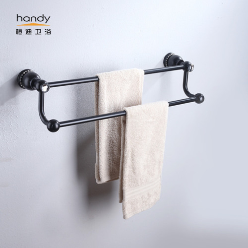 Wall Hanger Bathroom Shower Brass Towel Shelve