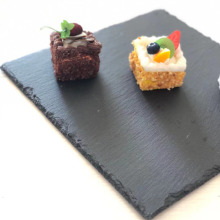 Natural Black Slate Rectangular Grill Plate