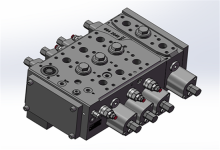 Large flow multi-way valve