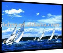 Aluminium Alloy Fixed Frame Projection Screen/Top Quality Fix Frame Projector screen/Black Velvet Alloy Fixed Frame Screen