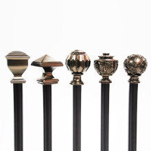Curtain Rod Manufacturer: New Design Home Curtain Decoration Resin Curtain Pole Rod Sets