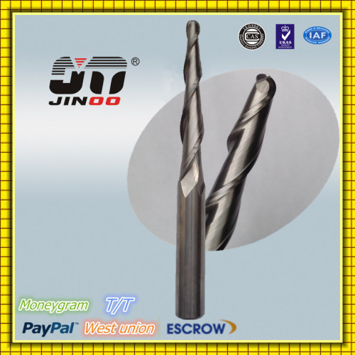 Solid Carbide Taper Ball Nose End Mills