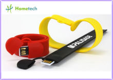 Fashionable Silicone Slap Wristband Usb Flash Drive Bulk 4gb Usb Flash Drive Memory