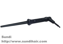 professional ceramic PTC/ heater 9-25mm tong black curling iron