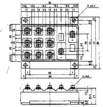 Igbt Power Module 6di100a-050 Power Transistor Module   Fujitsu Igbt Power Module